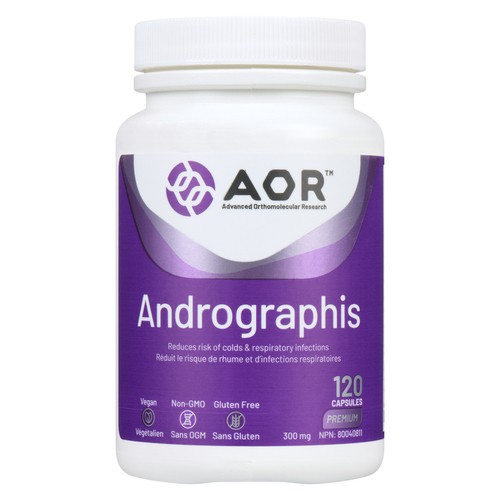 AOR Andrographis 300 mg Capsules 120 Count