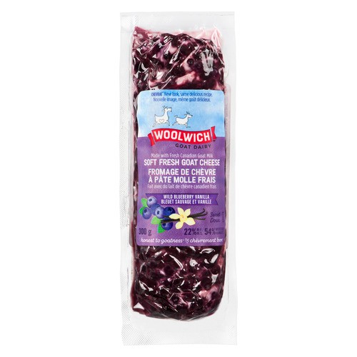 Woolwich Dairy Goat Cheese Wild Blueberry Vanilla 300 g
