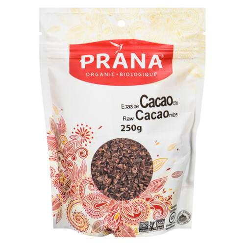 Prana Organic Raw Cacao Nibs 250 g