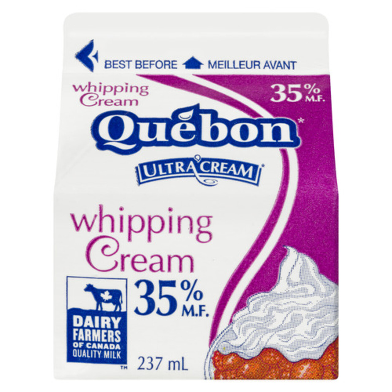 Quebon 35 Whipping Cream 237 ml Voilà Online Groceries & Offers