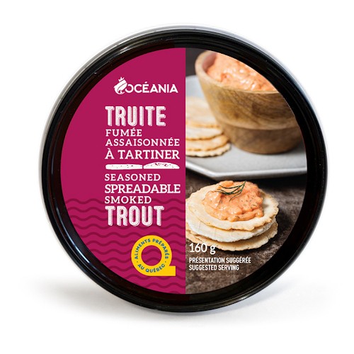 Oceania Spreadable Smoked Trout Seasoned 160 g