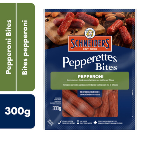 Schneiders Pepperettes Bites Sausage Snacks Pepperoni 300 g