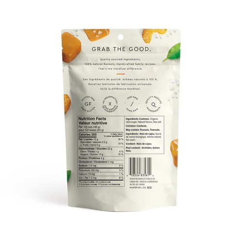 Handfuel Cashews Salted Caramel 120 g