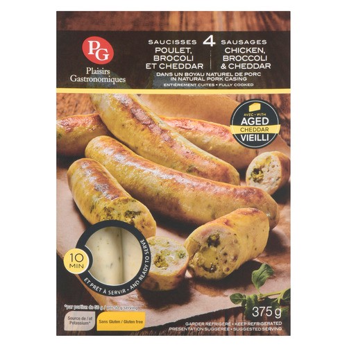 Plaisirs Gastronomiques Sausages Chicken Cheddar 375 g
