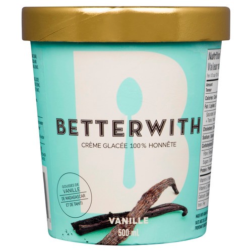Betterwith  Ice Cream Vanilla 500 ml