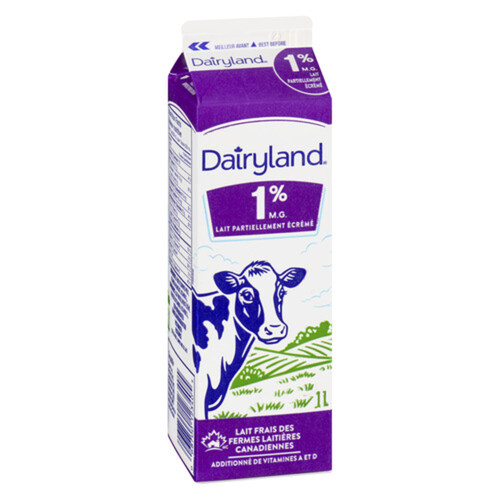 Dairyland 1% Milk Partly Skimmed 1 L