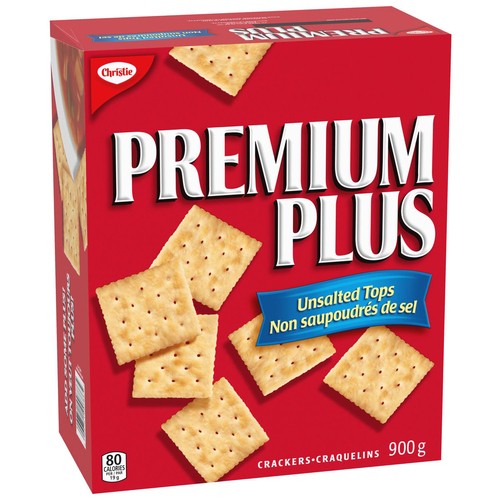 Christie Premium Plus Crackers Unsalted Tops 900 g