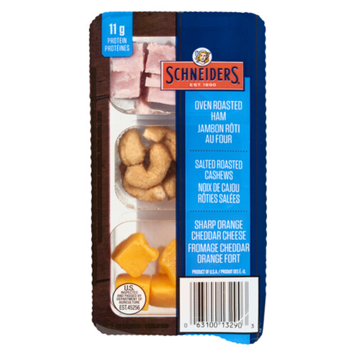Schneiders Oven Roasted Ham Cashew and Cheddar Snack Kit 110 g