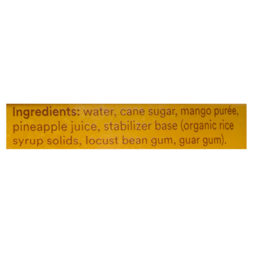 Righteous Gelato Dairy-Free Sorbetto Mango Pineapple 562 ml