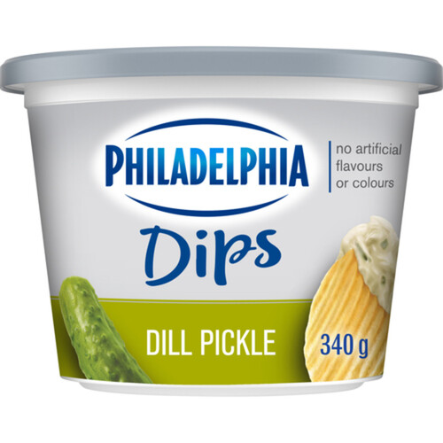 Philadelphia Dips Dill Pickle 340 g