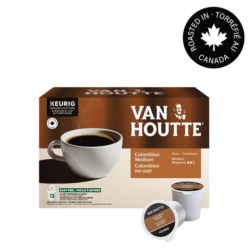 Van Houtte Coffee Pods Colombian Medium Roast 12 K-Cups 114 g