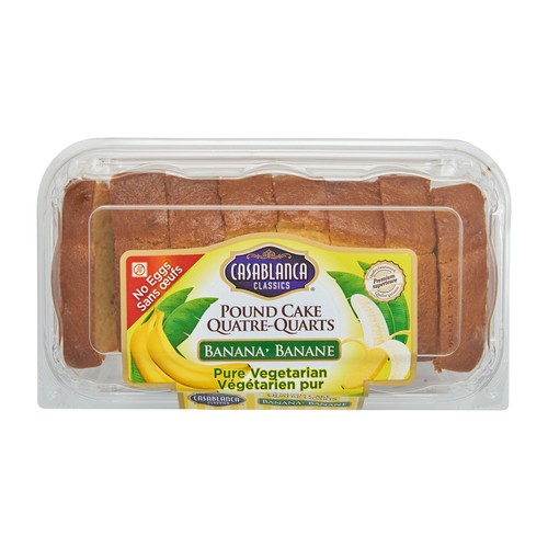 Casablanca Vegetarian Pound Cake Banana 400 g