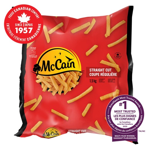 McCain Frozen French Fries Straight Cut 1.5 kg