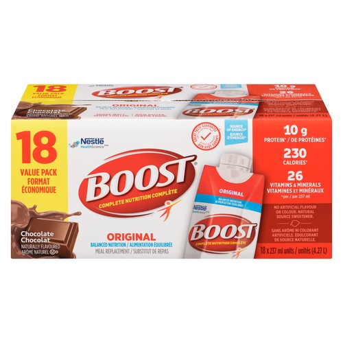 Nestle Original Ready To Drink Boost Chocolate 18 x 237 ml