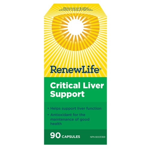 Renew Life Supplement Critical Liver Support Capsules 90 Count