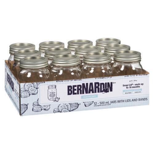 Bernardin Standard Mason Jar 500 ml 12 Pack