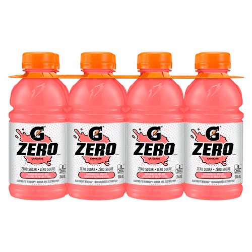 Gatorade Zero Sports Drink Watermelon Splash 8 x 355 ml (bottles)