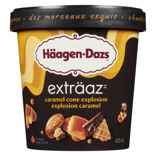 Haagen-Dazs Extraaz Ice Cream Caramel Cone Explosion 450 ml