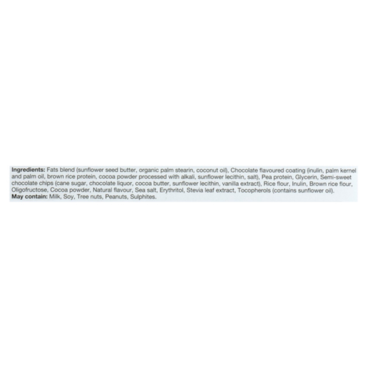 Love Good Fats Protein Bar Chocolate Chip Cookie Dough 12 x 39 g ...