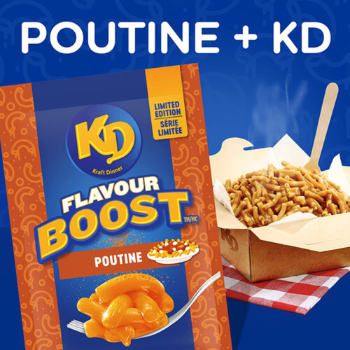 Kraft Dinner Boost Poutine Pasta Noodles 25 g