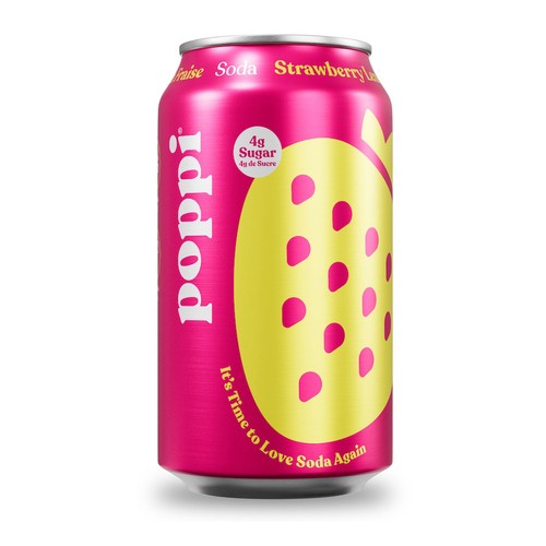 Poppi Soda Strawberry Lemon 355 ml (can)