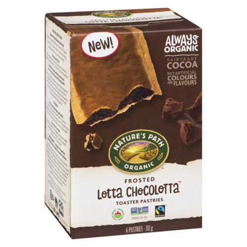 Natures Path Organic Toaster Pastry Chocolate 6 x 52 g