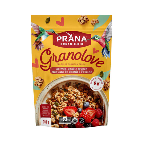Prana Organic Granola Oatmeal Cookie Crunch 300 g