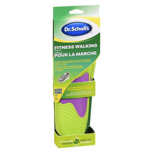 Dr. Scholl's Women Insoles Fitness Walking 1 Pair