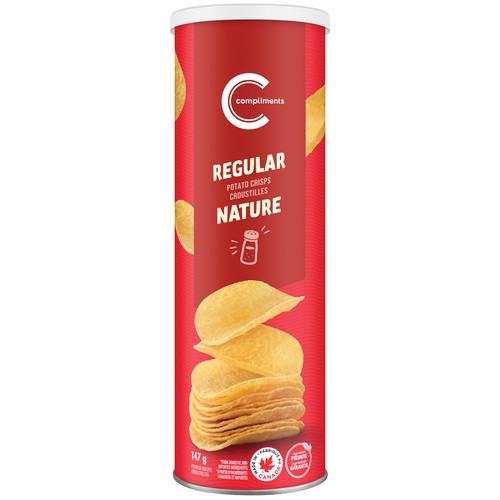 Compliments Potato Crisps Regular 147 g