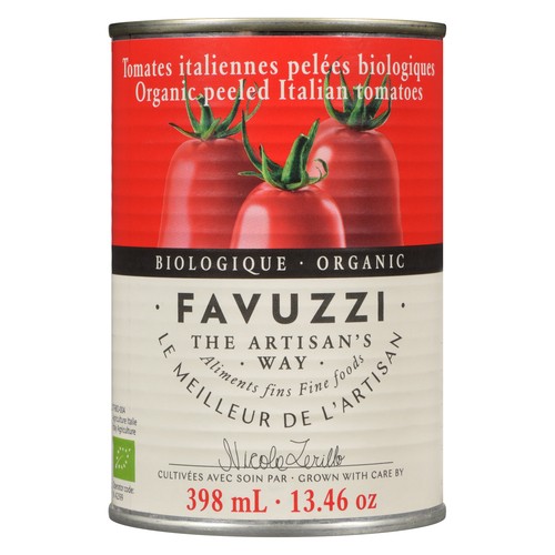Favuzzi Organic Italian Peeled Tomatoes 398 ml