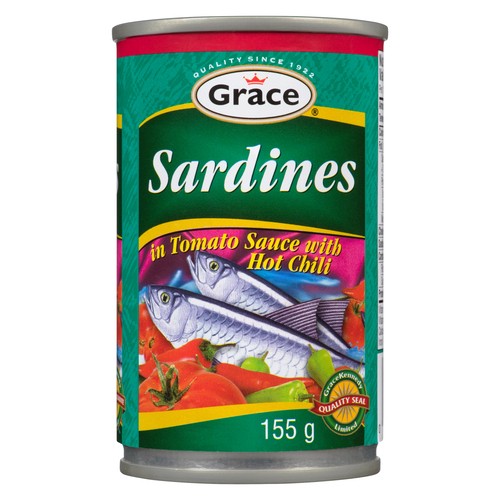 Grace Sardines In Tomato Sauce With Hot Chili 155 g