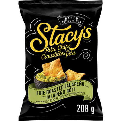Stacy's Pita Chips Fire Roasted Jalapeño 208 g