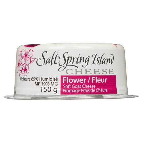 Salt Spring Island Cheese Soft Goat Cheese Flower 150 g