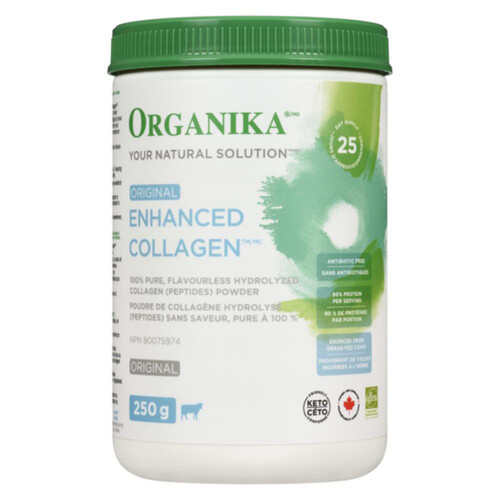 Organika Gluten-Free Enhanced Collagen Powder Original 250 g