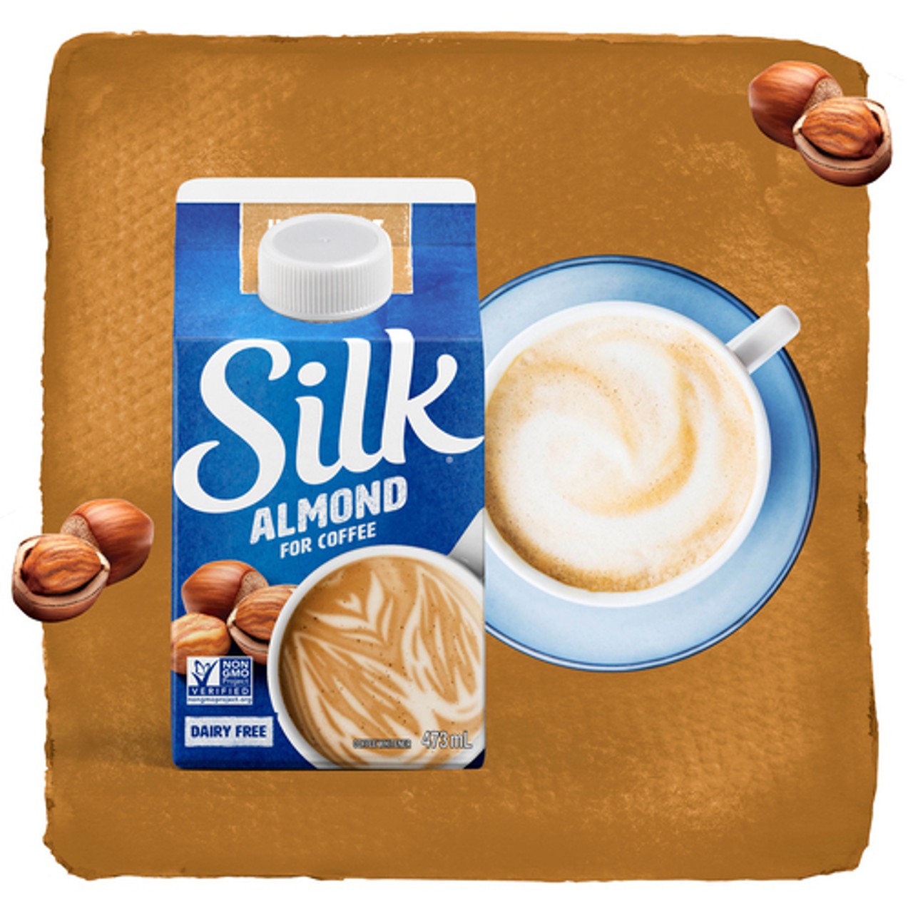 Silk DairyFree Coffee Creamer Almond Hazelnut 473 ml Voilà Online