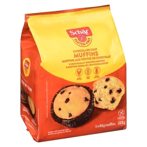 Schar Gluten-Free Muffins Chocolate Chip 5 x 45 g