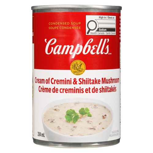 Campbell's Canned Soup Cream Of Cremini & Shiitake Mushroom 284 ml
