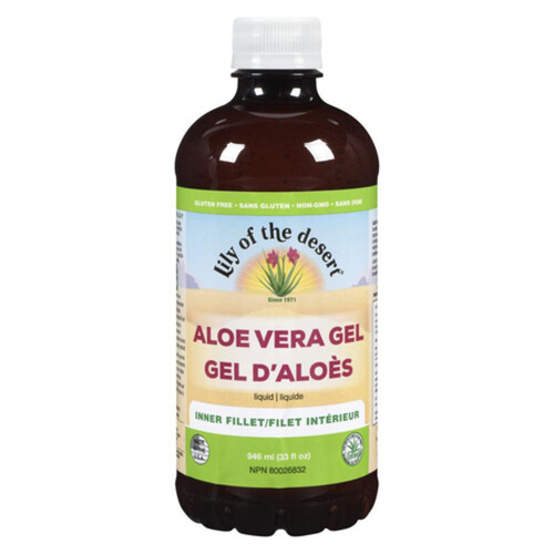 Lily of the Desert Aloe Vera Gel Inner Fillet Liquid 946 ml