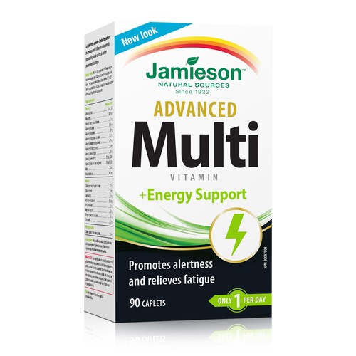 Jamieson Advanced Multivitamin +Energy Support Caplets 90 Count