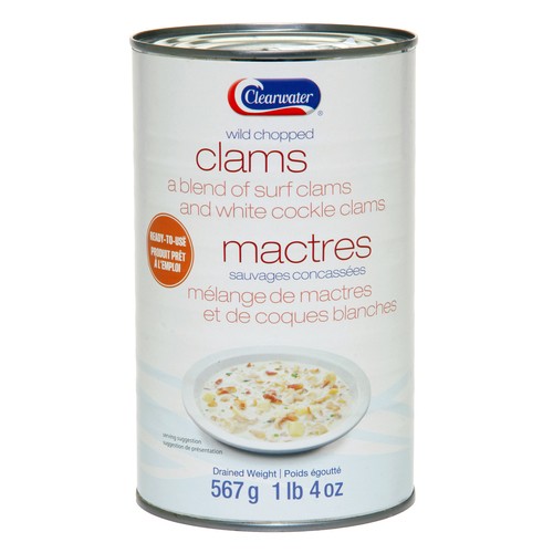 Clearwater Clams Premium Wild Chopped 567 g