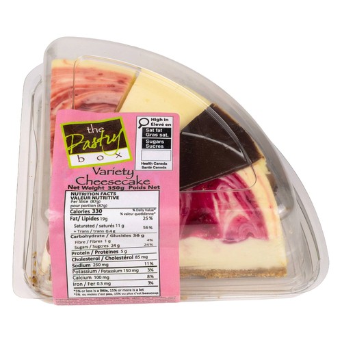 The Pastry Box Frozen Cheesecake Variety 350 g
