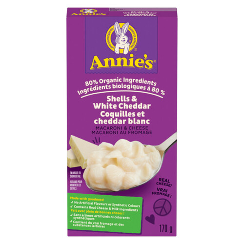 Annie's Macaroni & Cheese Shells & White cheddar 170 g