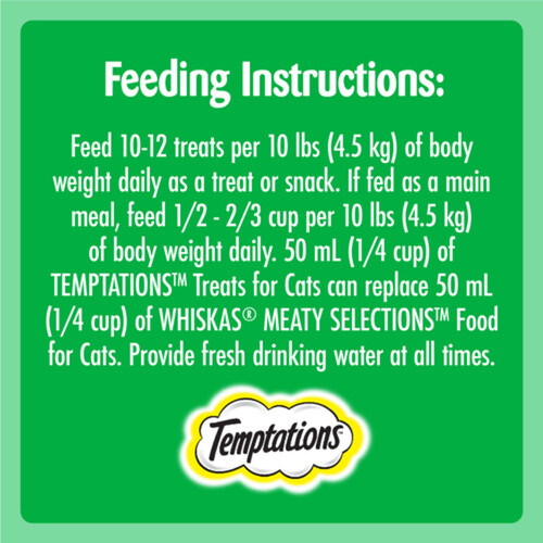 Temptations Cat Treats Seafood Medley Flavour Tub 454 g