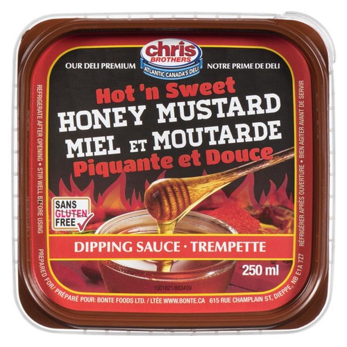 Chris Brothers Honey Mustard Hot And Sweet 250 ml 