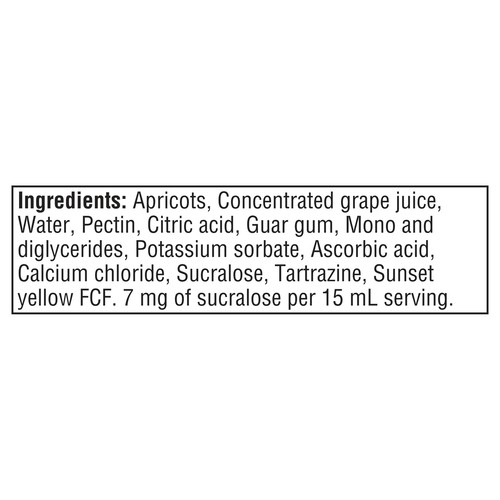 Smucker's No Sugar Added Apricot Spread 310 ml