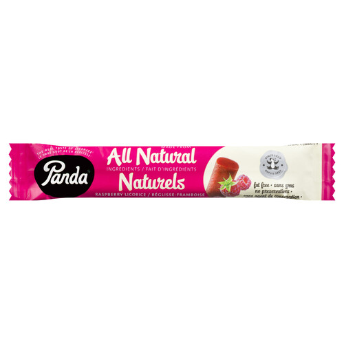 Panda All Natural Fat Free Bar Raspberry Licorice 32 g