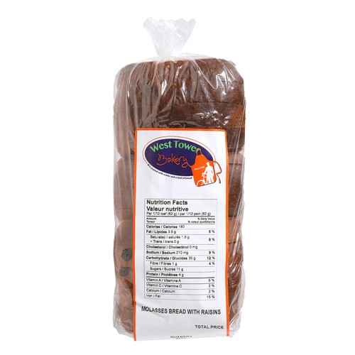 West Tower Molasses Bread 600 g