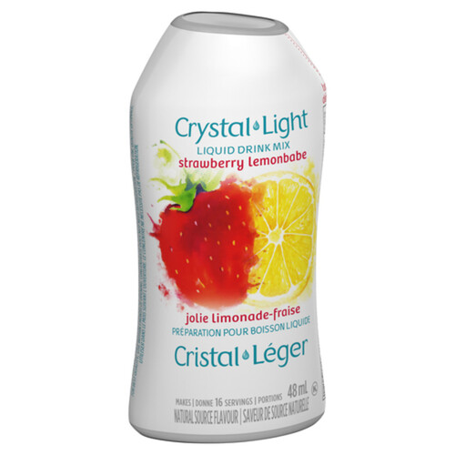 Crystal Light Liquid Drink Mix Strawberry Lemonbabe 48 ml