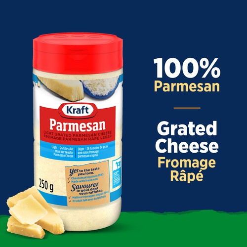 Kraft Light Parmesan cheese 250 g