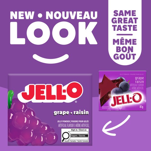 Jell-O Jelly Powder Grape 85 g